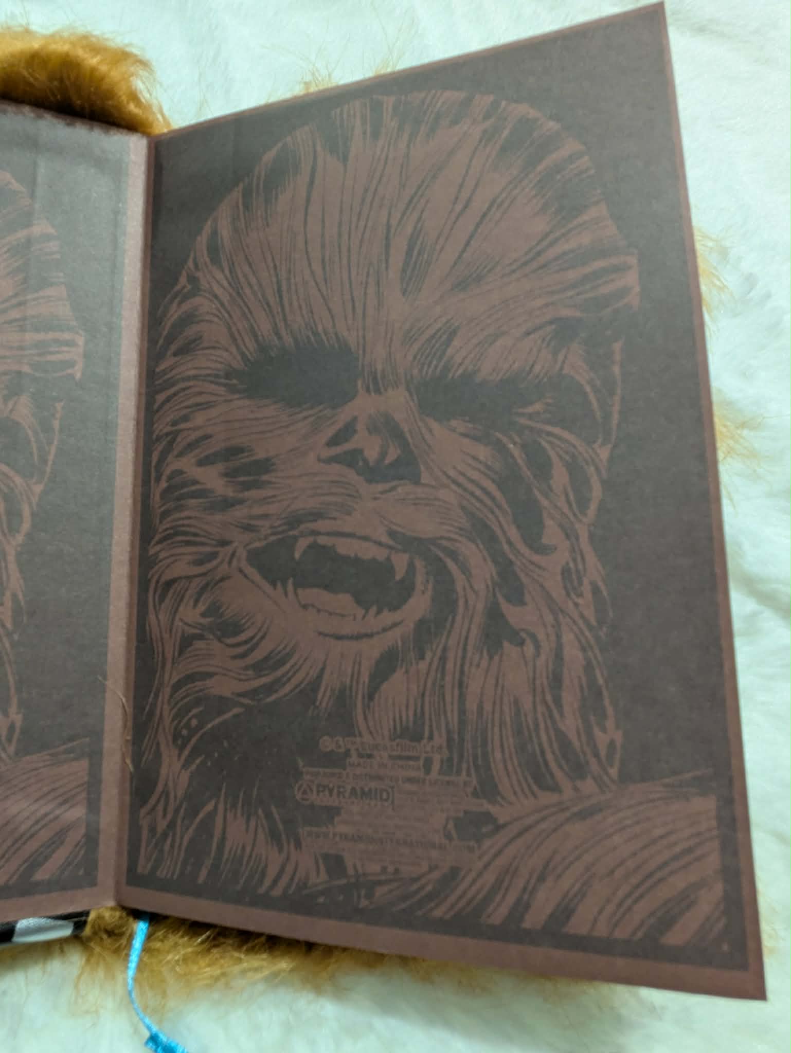 Chewbacca Fuzzy Notebook
